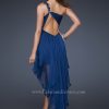 Spoločenské šaty La Femme 16924 fialová farba